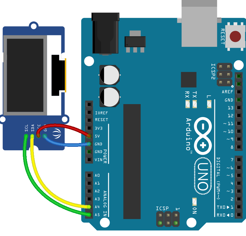 Với hình ảnh này, bạn sẽ thấy các module giao tiếp I2C được sử dụng để kết nối với board Arduino, giúp cho việc điều khiển các linh kiện trở nên dễ dàng hơn. Bằng hình ảnh này, bạn có thể hình dung cách mà Arduino kết nối với các bộ cảm biến và các linh kiện khác trong các ứng dụng IoT.